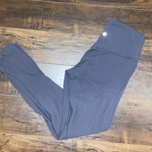 Lululemon align pants 7/8. Good condition. Size 6. Blueish/grey